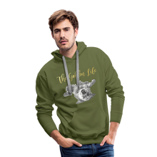 Load image into Gallery viewer, The Golden Life - Men’s Premium Hoodie - olive green