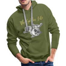 Load image into Gallery viewer, The Golden Life - Men’s Premium Hoodie - olive green