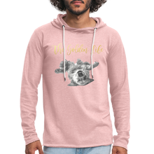Load image into Gallery viewer, The Golden Life - Unisex Lightweight Terry Hoodie - cream heather pink