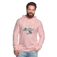 Load image into Gallery viewer, The Golden Life - Unisex Lightweight Terry Hoodie - cream heather pink