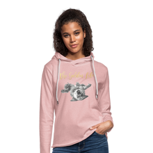 Load image into Gallery viewer, The Golden Life - Unisex Lightweight Terry Hoodie - cream heather pink