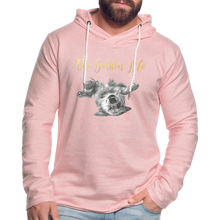 Load image into Gallery viewer, The Golden Life - Unisex Lightweight Terry Hoodie - cream heather pink