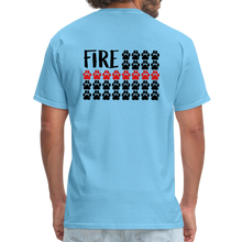 Load image into Gallery viewer, K9s Lead the Way - Fire - Unisex Classic T-Shirt - aquatic blue