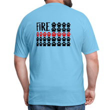 Load image into Gallery viewer, K9s Lead the Way - Fire - Unisex Classic T-Shirt - aquatic blue