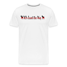 Load image into Gallery viewer, K9s Lead the Way - Fire - Men's Premium T-Shirt - white