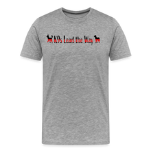 Load image into Gallery viewer, K9s Lead the Way - Fire - Men's Premium T-Shirt - heather gray