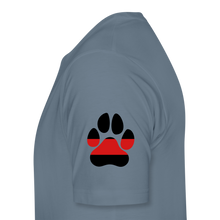 Load image into Gallery viewer, K9s Lead the Way - Fire - Men's Premium T-Shirt - steel blue