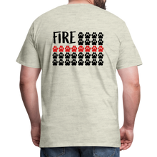 Load image into Gallery viewer, K9s Lead the Way - Fire - Men's Premium T-Shirt - heather oatmeal