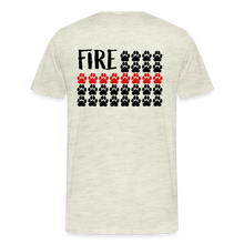 Load image into Gallery viewer, K9s Lead the Way - Fire - Men's Premium T-Shirt - heather oatmeal