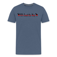 Load image into Gallery viewer, K9s Lead the Way - Fire - Men's Premium T-Shirt - heather blue