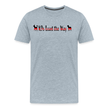 Load image into Gallery viewer, K9s Lead the Way - Fire - Men's Premium T-Shirt - heather ice blue