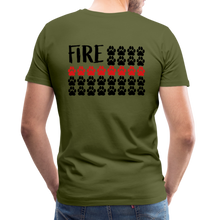 Load image into Gallery viewer, K9s Lead the Way - Fire - Men's Premium T-Shirt - olive green