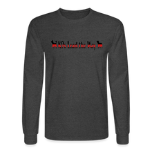 Load image into Gallery viewer, K9s Lead the Way - Fire - Men's Long Sleeve T-Shirt - heather black