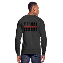Load image into Gallery viewer, K9s Lead the Way - Fire - Men's Long Sleeve T-Shirt - heather black