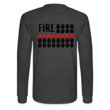 Load image into Gallery viewer, K9s Lead the Way - Fire - Men's Long Sleeve T-Shirt - heather black