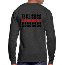 Load image into Gallery viewer, K9s Lead the Way - Fire - Men's Long Sleeve T-Shirt - heather black