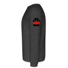 Load image into Gallery viewer, K9s Lead the Way - Fire - Men's Long Sleeve T-Shirt - heather black