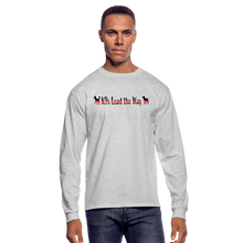 Load image into Gallery viewer, K9s Lead the Way - Fire - Men's Long Sleeve T-Shirt - heather gray