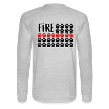 Load image into Gallery viewer, K9s Lead the Way - Fire - Men's Long Sleeve T-Shirt - heather gray