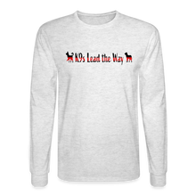 Load image into Gallery viewer, K9s Lead the Way - Fire - Men's Long Sleeve T-Shirt - light heather gray