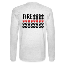 Load image into Gallery viewer, K9s Lead the Way - Fire - Men's Long Sleeve T-Shirt - light heather gray
