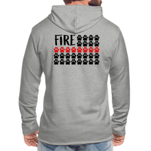 Load image into Gallery viewer, K9s Lead the Way - Fire - Unisex Lightweight Terry Hoodie - heather gray