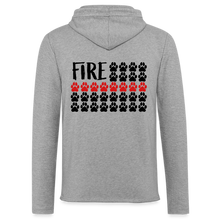 Load image into Gallery viewer, K9s Lead the Way - Fire - Unisex Lightweight Terry Hoodie - heather gray