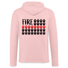 Load image into Gallery viewer, K9s Lead the Way - Fire - Unisex Lightweight Terry Hoodie - cream heather pink