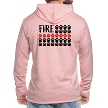 Load image into Gallery viewer, K9s Lead the Way - Fire - Unisex Lightweight Terry Hoodie - cream heather pink