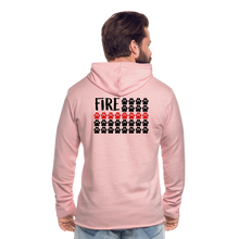 Load image into Gallery viewer, K9s Lead the Way - Fire - Unisex Lightweight Terry Hoodie - cream heather pink