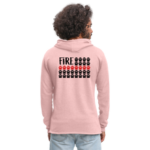 Load image into Gallery viewer, K9s Lead the Way - Fire - Unisex Lightweight Terry Hoodie - cream heather pink
