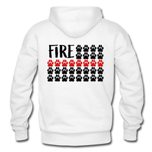 Load image into Gallery viewer, K9s Lead the Way - Fire - Gildan Heavy Blend Adult Hoodie - white