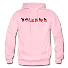 Load image into Gallery viewer, K9s Lead the Way - Fire - Gildan Heavy Blend Adult Hoodie - light pink
