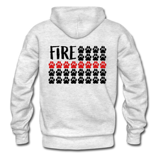 Load image into Gallery viewer, K9s Lead the Way - Fire - Gildan Heavy Blend Adult Hoodie - light heather gray