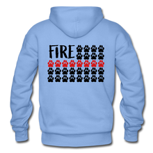 Load image into Gallery viewer, K9s Lead the Way - Fire - Gildan Heavy Blend Adult Hoodie - carolina blue