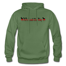 Load image into Gallery viewer, K9s Lead the Way - Fire - Gildan Heavy Blend Adult Hoodie - military green