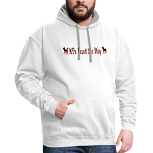 Load image into Gallery viewer, K9s Lead the Way - Fire - Contrast Hoodie - white/gray