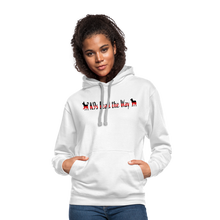 Load image into Gallery viewer, K9s Lead the Way - Fire - Contrast Hoodie - white/gray