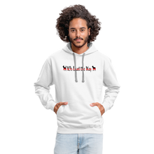 Load image into Gallery viewer, K9s Lead the Way - Fire - Contrast Hoodie - white/gray