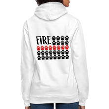 Load image into Gallery viewer, K9s Lead the Way - Fire - Contrast Hoodie - white/gray