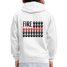 Load image into Gallery viewer, K9s Lead the Way - Fire - Contrast Hoodie - white/gray
