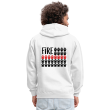 Load image into Gallery viewer, K9s Lead the Way - Fire - Contrast Hoodie - white/gray