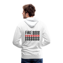 Load image into Gallery viewer, K9s Lead the Way - Fire - Men’s Premium Hoodie - white