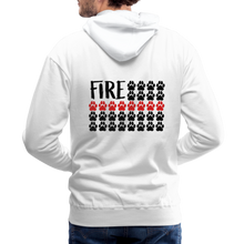 Load image into Gallery viewer, K9s Lead the Way - Fire - Men’s Premium Hoodie - white