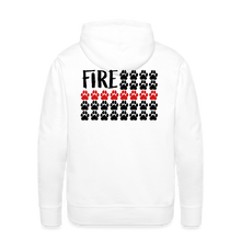 Load image into Gallery viewer, K9s Lead the Way - Fire - Men’s Premium Hoodie - white