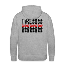 Load image into Gallery viewer, K9s Lead the Way - Fire - Men’s Premium Hoodie - heather grey