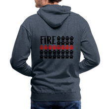 Load image into Gallery viewer, K9s Lead the Way - Fire - Men’s Premium Hoodie - heather denim