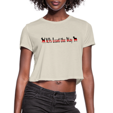 Load image into Gallery viewer, K9s Lead the Way - Fire - Women's Cropped T-Shirt - dust