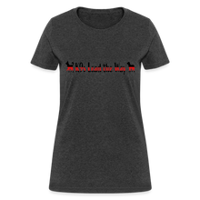 Load image into Gallery viewer, K9s Lead the Way - Fire - Women's T-Shirt - heather black