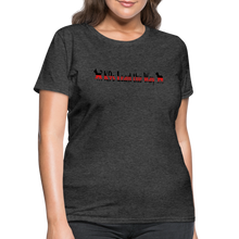 Load image into Gallery viewer, K9s Lead the Way - Fire - Women's T-Shirt - heather black